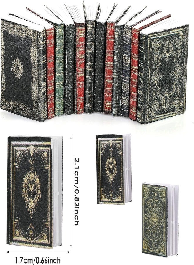 INNPOLE Miniatures Dollhouse Books, 1:12 Scale Mini Books, Model Decoration for Dollhouse Accessories Boys and Girls Play Entertainment Supplies (9 Pcs) - Image 3